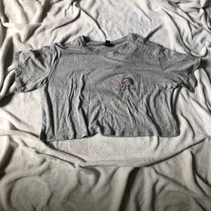 oversized embroidered rue21 crop top